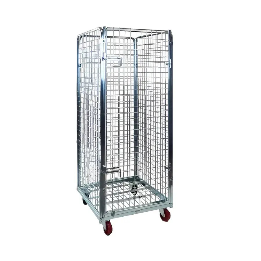 Tran Transport Trans Transculiui с 4 стени 80cmx70cmx170cm, капацитет от 500 кг, сребро