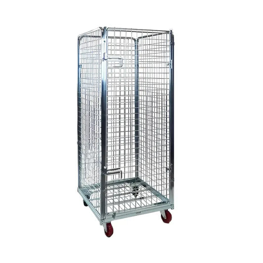 Tran Transport Trans Transculiui с 4 стени 80cmx70cmx170cm, капацитет от 500 кг, сребро