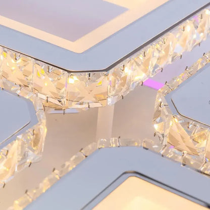 LED полилей с дистанционно управление и Leila Crystal 237W, 8 квадрат