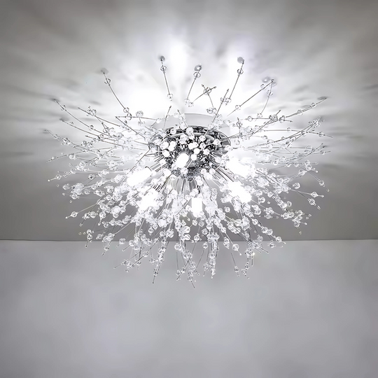 Candelabru Cristal RONDO Vivace 60 cm, crom lucios — imagine principală