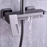 Душ колона, санитарен месинг, сатен, 9810N