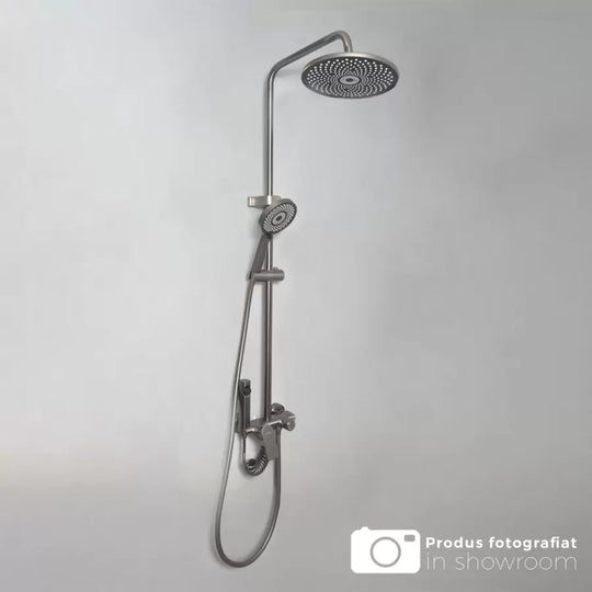 Тъмно сива душ колона от неръждаема стомана OD3902 Заглавие по подразбиране Alessandro Design
