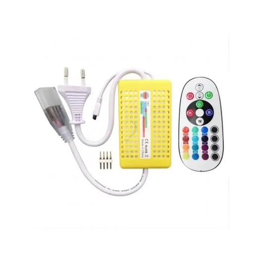 Контролер на LED лента, дистанционно управление, 16 цвята, 220V