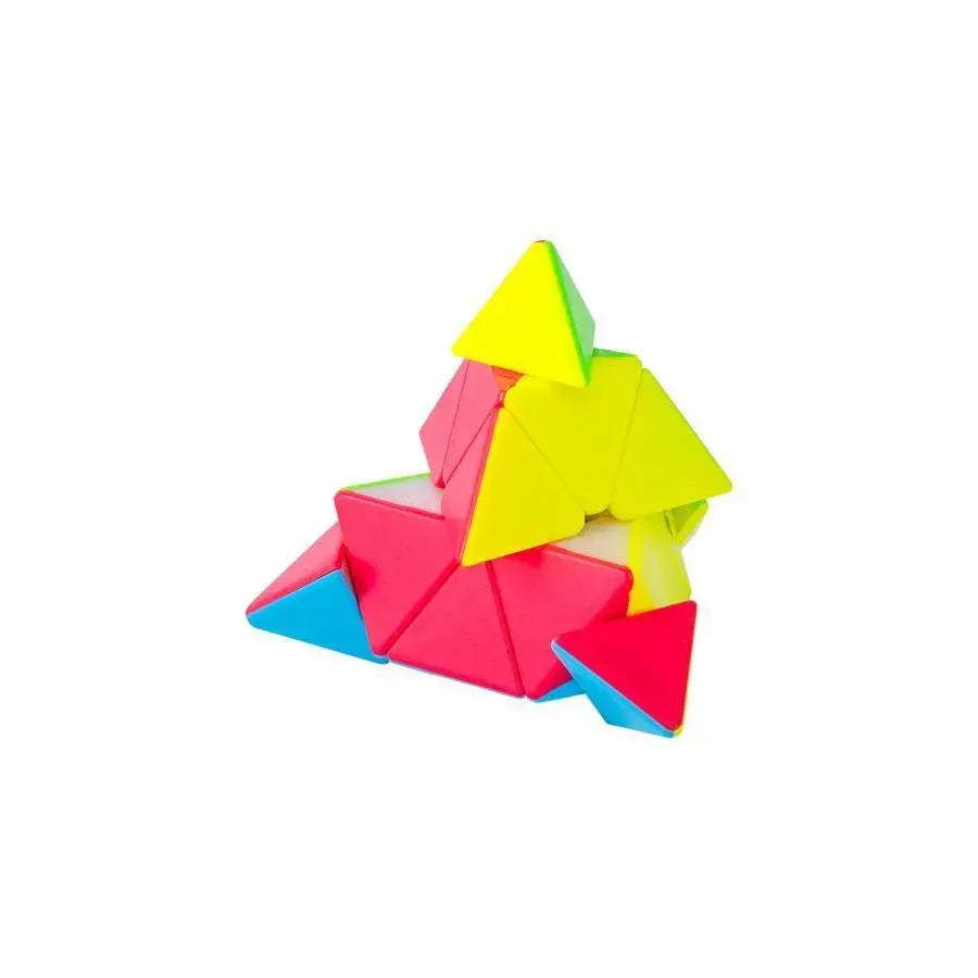 Cub Rubik, триъгълник, многоцветен, пластмасов