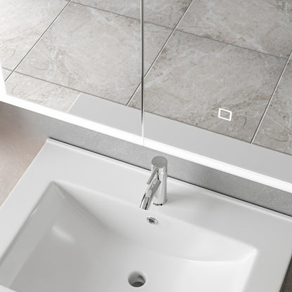 Laura Cabinet с LED огледало DBP122 60x70 бяло
