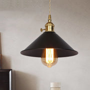 Висящ полилей, LV210/3L, 3*E27, кафяв, метал и тел, регулируема височина