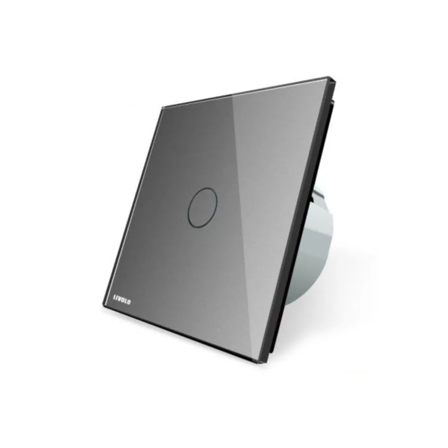 Touch Switch, просто, сиво, сигурно стъкло, ливоло