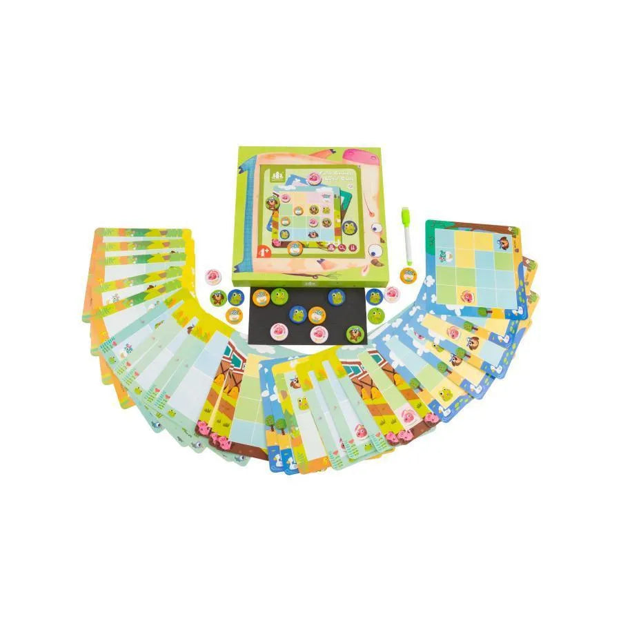 Игра тип пъзел със селскостопански животни, 60 парчета, многоцветни