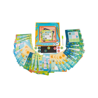 Игра тип пъзел с горски животни, 60 парчета, многоцветни