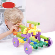 Пъзел тип игра на многоцветни части, 120 броя, ABS