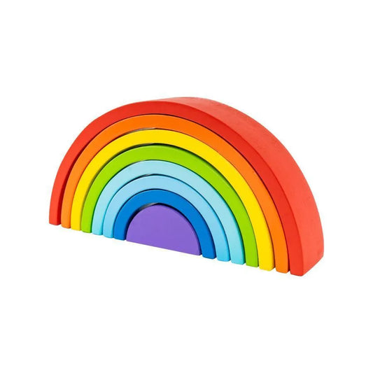 Пъзел тип игра Magic Rainbow, многоцветен, 8 парчета, дърво