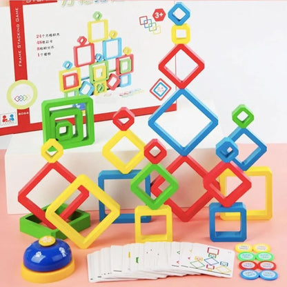 Въведете Game Brames Frames, 81 броя, дърво и картон, 1-4 играчи