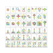 Въведете Game Brames Frames, 81 броя, дърво и картон, 1-4 играчи