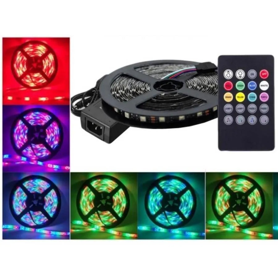 Kit LED лента R5050 RGB с музика 14.4W/M 12V IP20