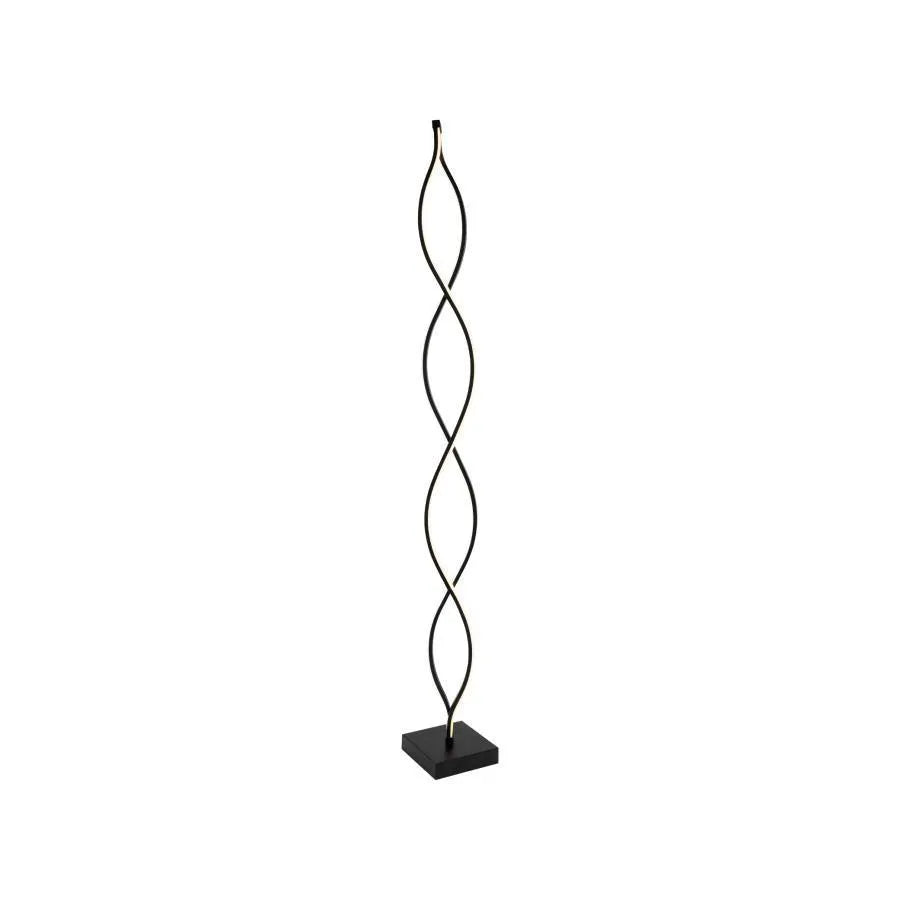 LED LED LAD Piscius, 120W, студена/гореща/неутрална светлина, метална и акрилна, черна