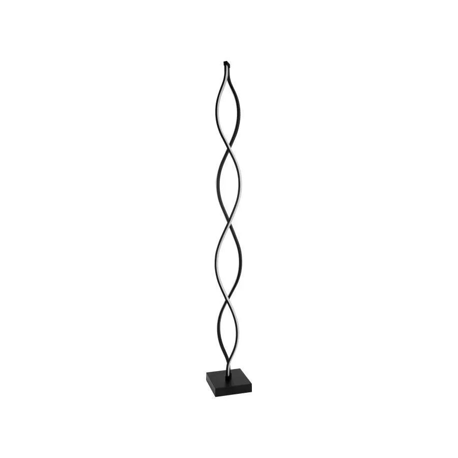 LED LED LAD Piscius, 120W, студена/гореща/неутрална светлина, метална и акрилна, черна