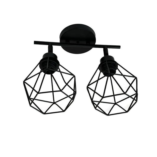 Aerope Lust, 2x E27, метал, черен