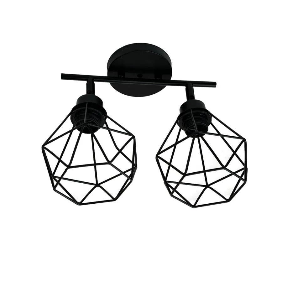 Aerope Lust, 2x E27, метал, черен