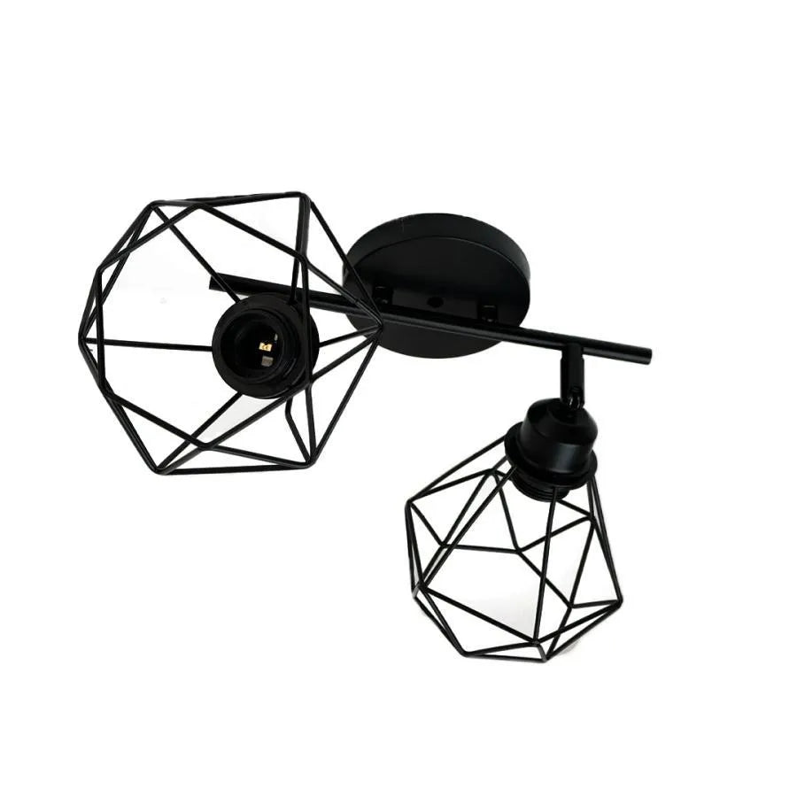 Aerope Lust, 2x E27, метал, черен