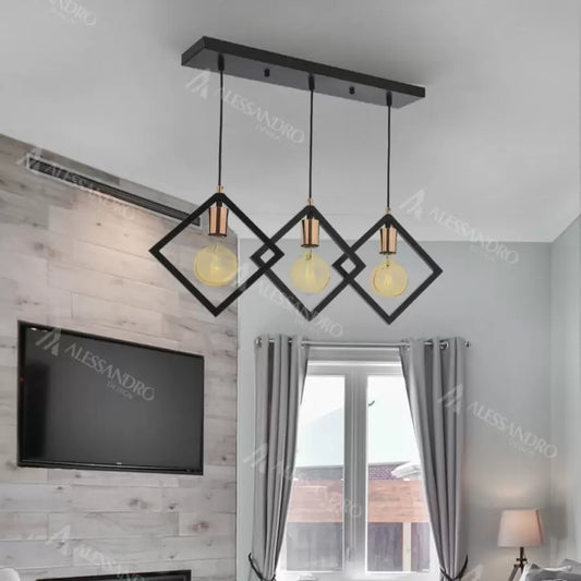 Fresi Lust, 3*e27, метал, черен