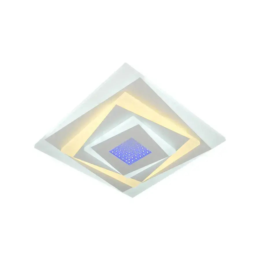 LED LED 3D LED квадрат, диаметър 30 ​​см, 20W RGB, бял, студ/гореща/неутрална светлина