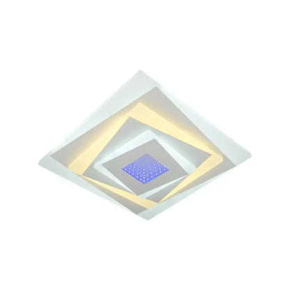 LED LED 3D LED квадрат, диаметър 30 ​​см, 20W RGB, бял, студ/гореща/неутрална светлина