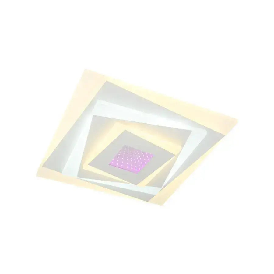LED LED 3D LED квадрат, диаметър 30 ​​см, 20W RGB, бял, студ/гореща/неутрална светлина