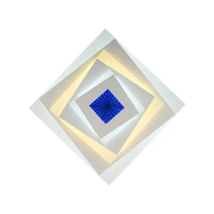 LED LED 3D LED квадрат, диаметър 30 ​​см, 20W RGB, бял, студ/гореща/неутрална светлина