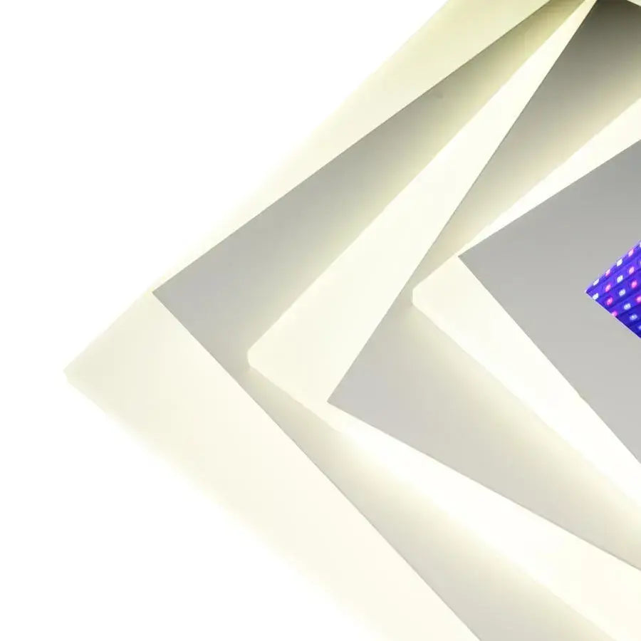 LED LED 3D LED квадрат, диаметър 30 ​​см, 20W RGB, бял, студ/гореща/неутрална светлина