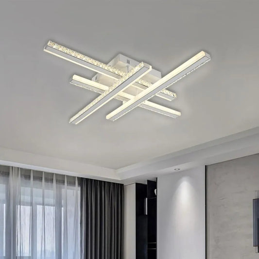 LED LED LED Abigaia с дистанционно управление, 2.4GHz, 136W, акрил, бял
