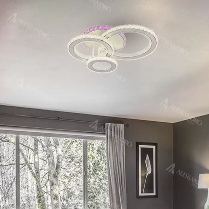 LED LED Analena с дистанционно управление, 134W, бяло, RGB