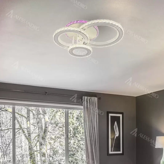 LED LED Analena с дистанционно управление, 134W, бяло, RGB