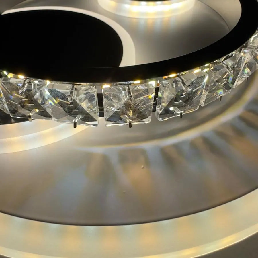 LED LED кристал, Андреа, 30W черно бяло