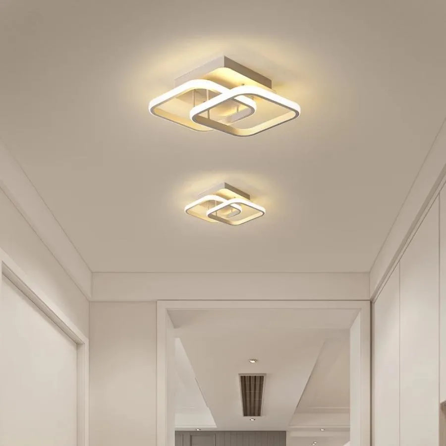 Lustra LED VERTEX MATRIX ROMBURI SUPRAPUSE, 44W, 2 ROMBURI, LUMINA PECK/CALDA/NEURA, ALB