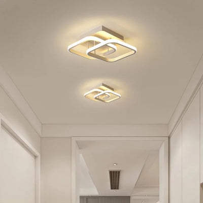 Lustra LED VERTEX MATRIX ROMBURI SUPRAPUSE, 44W, 2 ROMBURI, LUMINA PECK/CALDA/NEURA, ALB