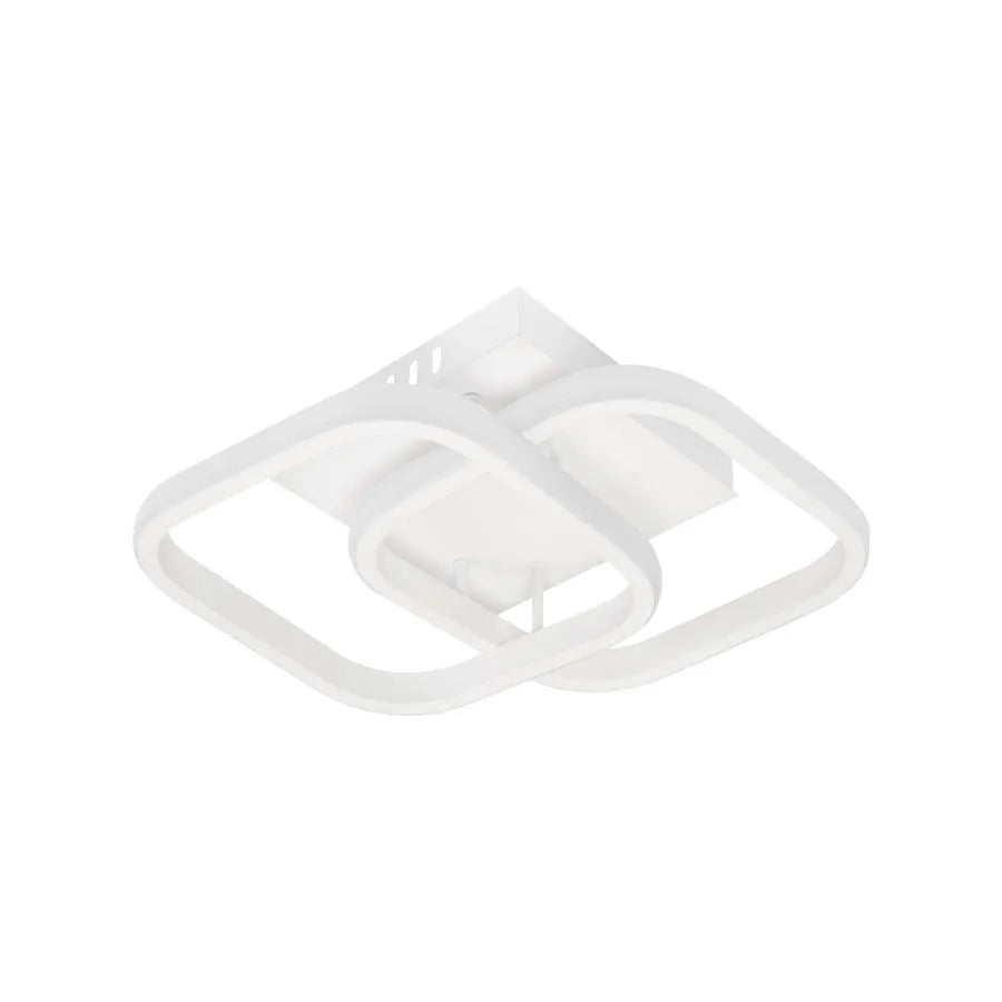 Lustra LED VERTEX MATRIX ROMBURI SUPRAPUSE, 44W, 2 ROMBURI, LUMINA PECK/CALDA/NEURA, ALB