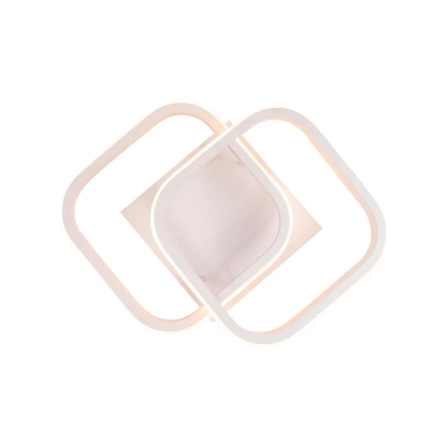 Lustra LED VERTEX MATRIX ROMBURI SUPRAPUSE, 44W, 2 ROMBURI, LUMINA PECK/CALDA/NEURA, ALB