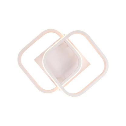 Lustra LED VERTEX MATRIX ROMBURI SUPRAPUSE, 44W, 2 ROMBURI, LUMINA PECK/CALDA/NEURA, ALB