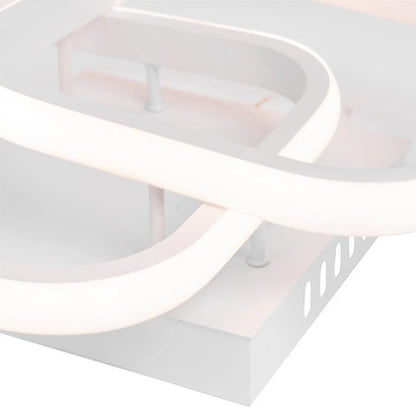 Lustra LED VERTEX MATRIX ROMBURI SUPRAPUSE, 44W, 2 ROMBURI, LUMINA PECK/CALDA/NEURA, ALB