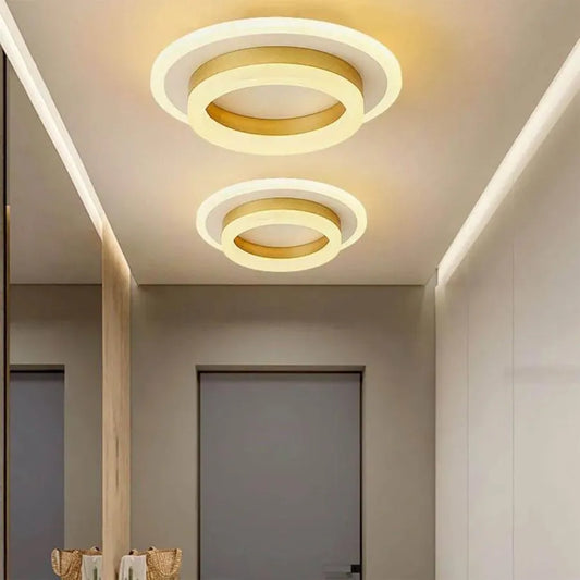 LED LED Solena Rondoda Gold White, диаметър 25 cm, 13W, студена/гореща/неутрална светлина