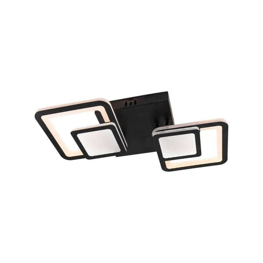LED LED BALANS LUP с дистанционно управление, 48W, 2.4GHz, акрил, студ/гореща/неутрална светлина, нестабилен, черен
