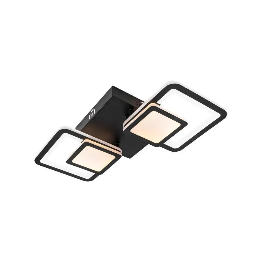 LED LED BALANS LUP с дистанционно управление, 48W, 2.4GHz, акрил, студ/гореща/неутрална светлина, нестабилен, черен