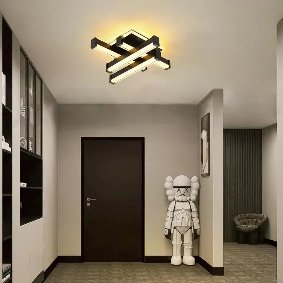 LED LED похот, 54W, линейна, студена/гореща/неутрална светлина, черна
