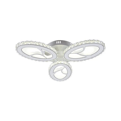 LED LED Caprice с дистанционно управление, 2.4GHz, 96W, акрил, бял