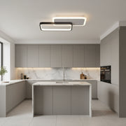 LED полилей с дистанционно управление на Carolina 50W, 2 елемента, студена/гореща/неутрална светлина, проклет, черно
