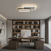 LED полилей с дистанционно управление на Carolina 50W, 2 елемента, студена/гореща/неутрална светлина, проклет, черно