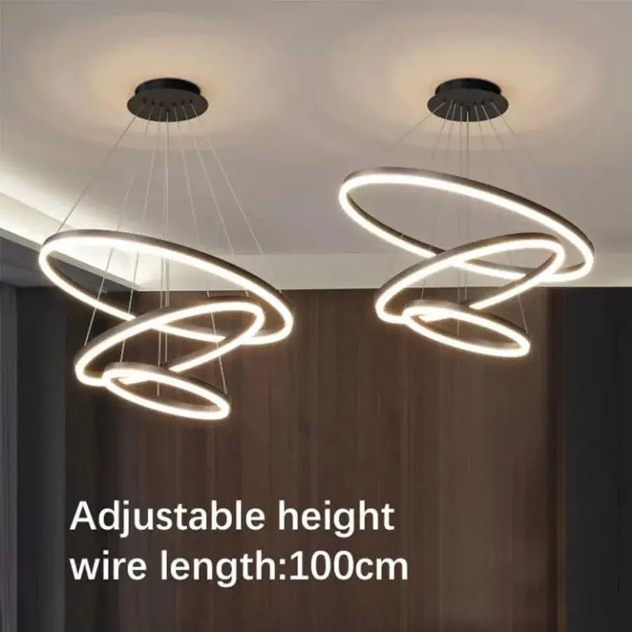 LED LED CASIANA с дистанционно управление, 130W, черно, беше да се озадачава