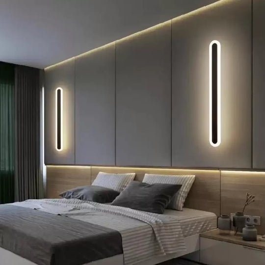 Caspian LED стенна лампа 15W Черна Вътрешни стенни лампи Заглавие по подразбиране Alessandro Design