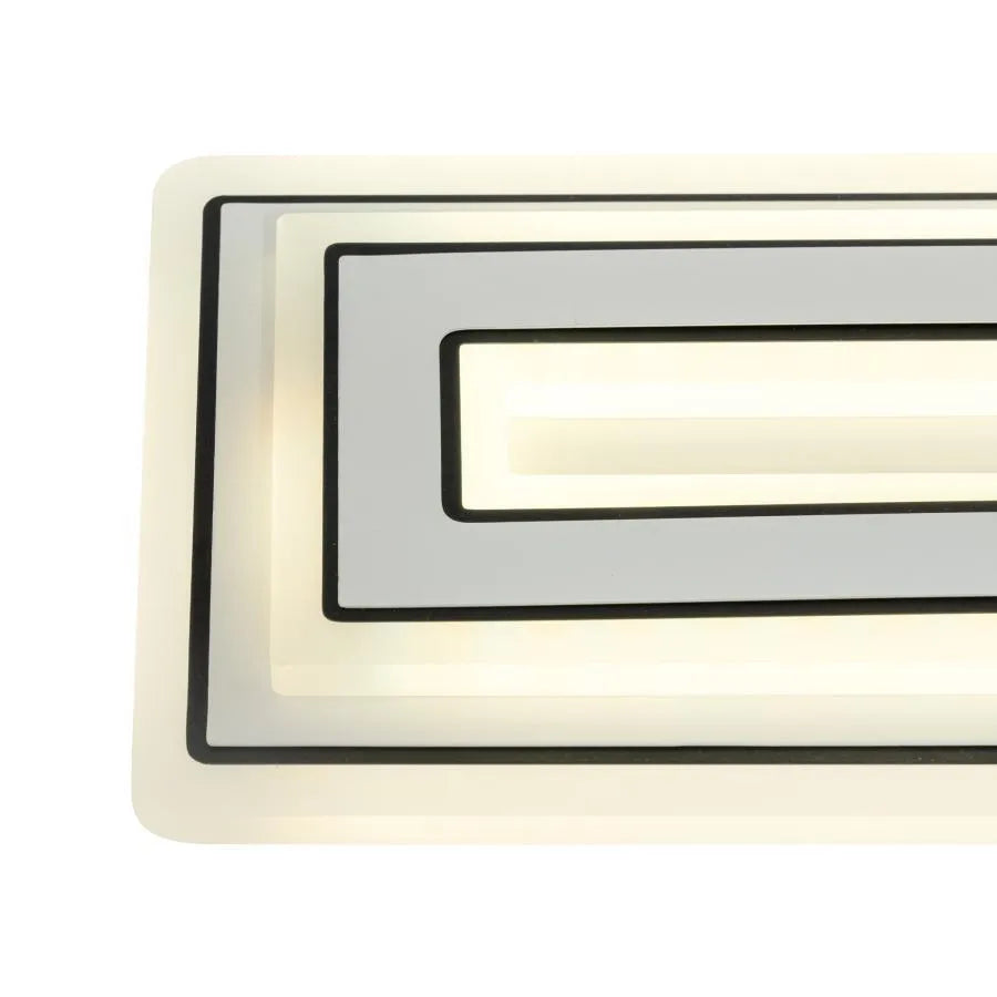 LED LED CHLOE 100W, линейна, студена/гореща/неутрална светлина, черно и бяло
