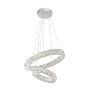 LULUS LED CRISTAL CASSIAN 80W DIMAMER DIAMETER 50см сребро